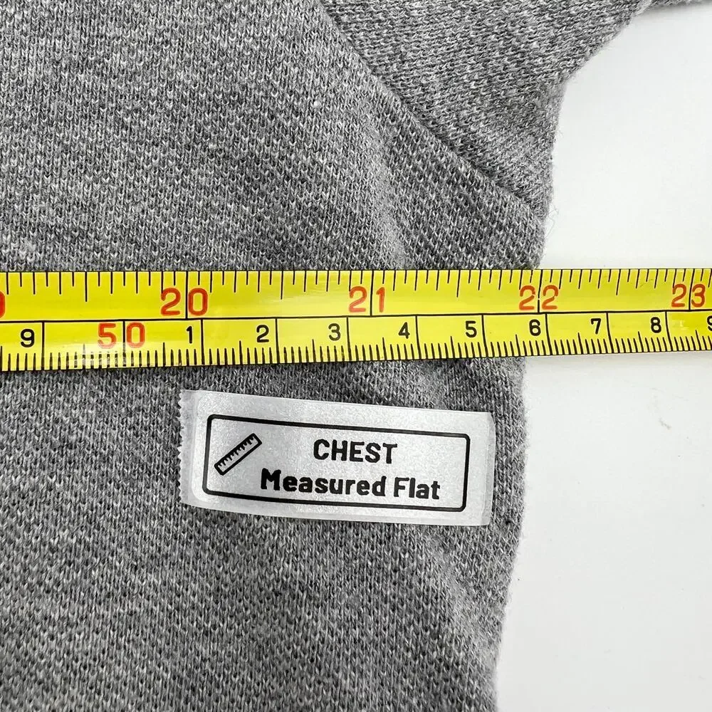 J. Crew Men's Classic Piqué Polo Shirt Vintage 80s Gray